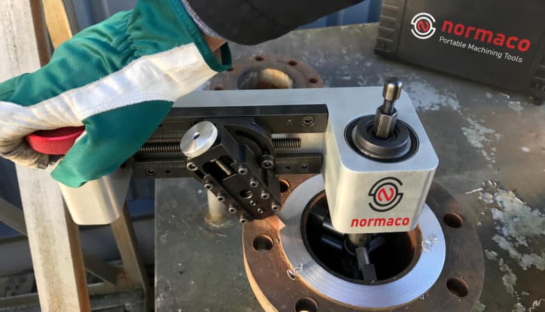 Flange facing 3